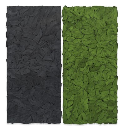 Jae Ko, JK2198 Gray and Green, 2023